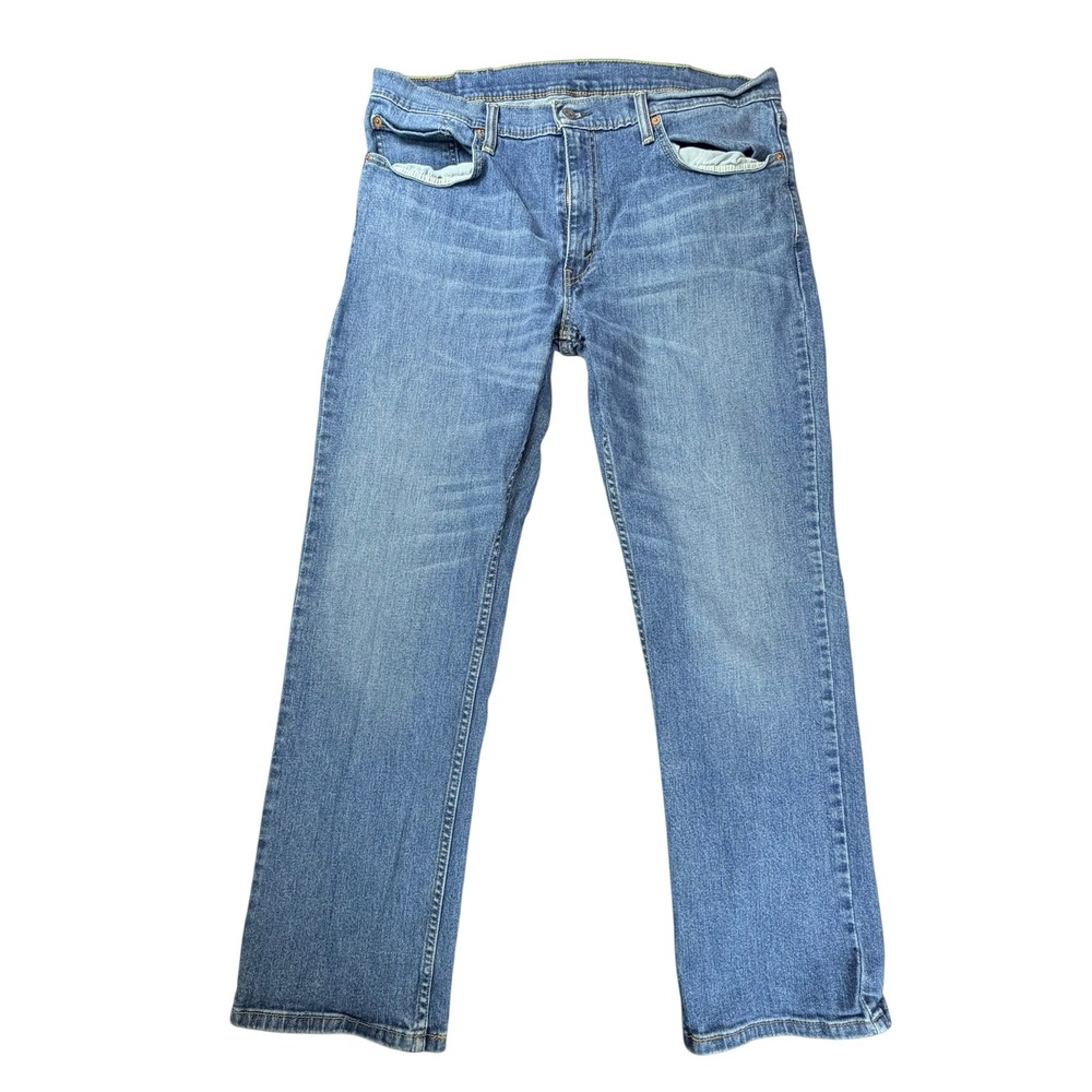 Levi's 559 Relaxed Straight Jeans Men 38x32 Blue Medium Wash Denim 00559-0421